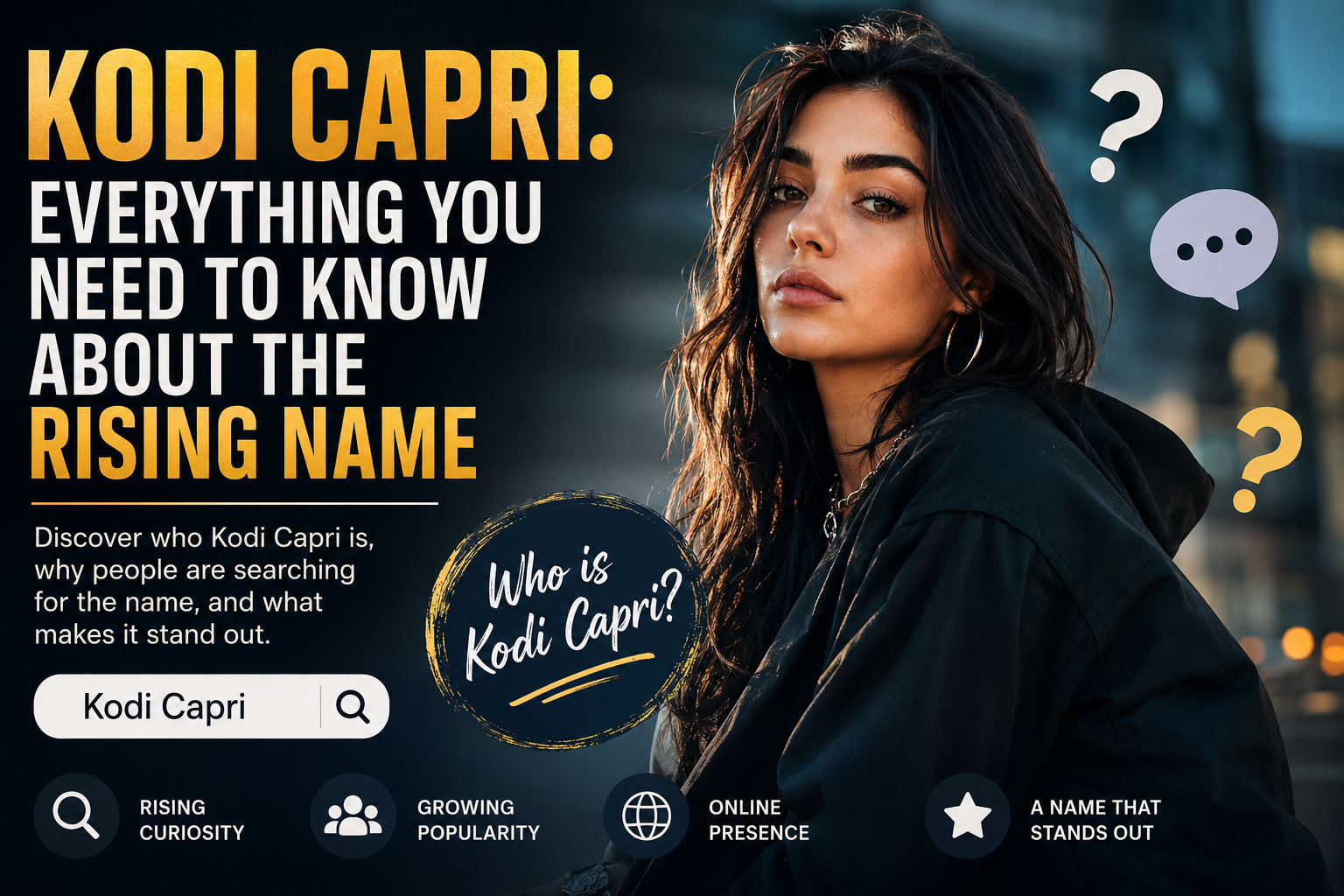 Kodi Capri: Everything You Need to Know About the Rising Name Kodi Capri: Everything You Need to Know About the Rising Name