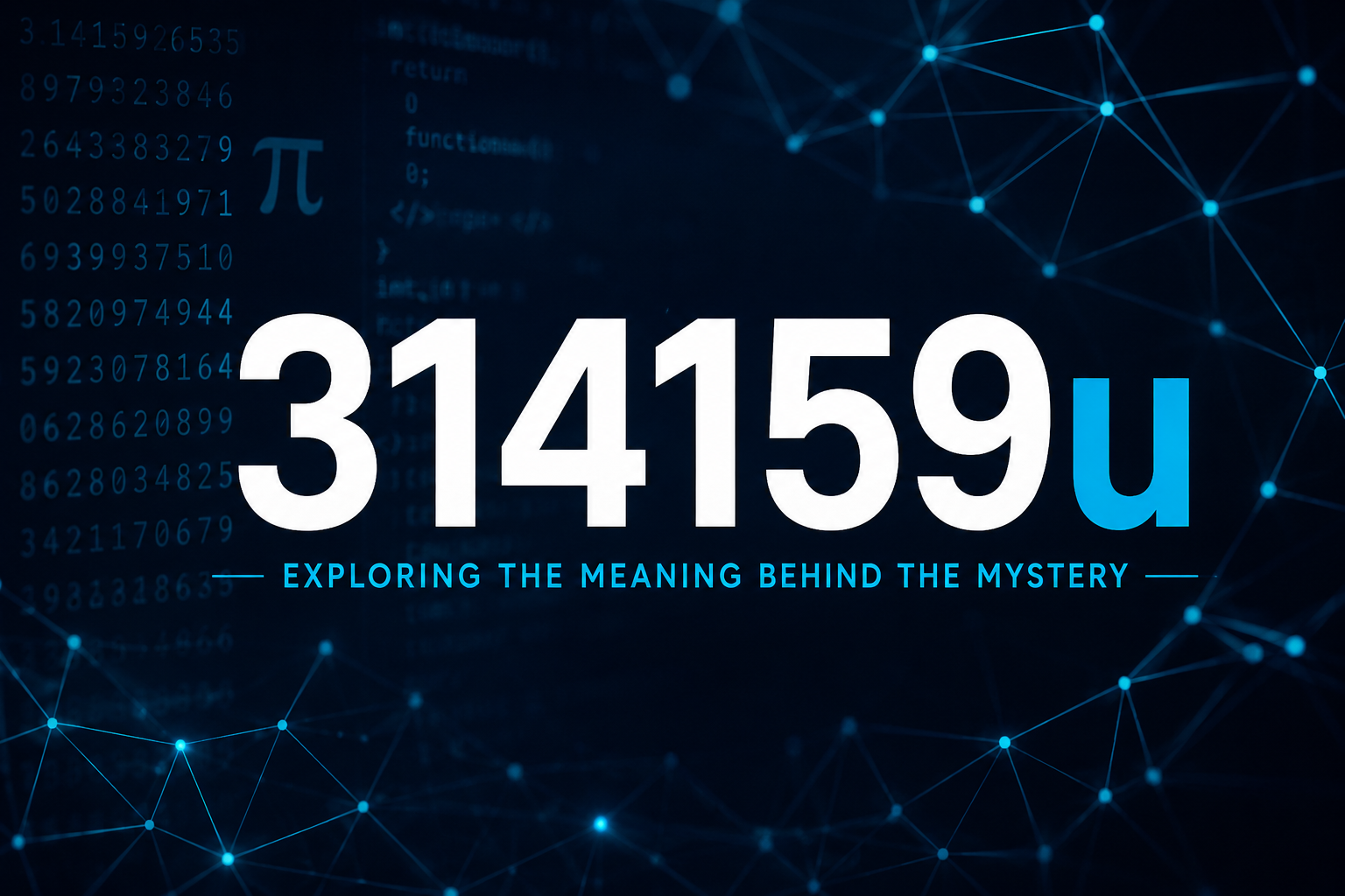 314159u: Exploring the Mystery, Meaning, and Growing Online Interest