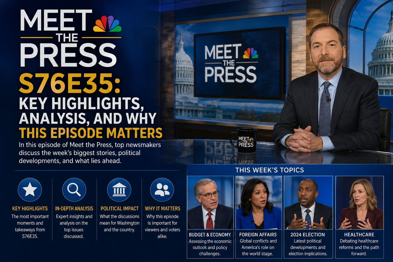 Meet the Press S76E35: Key Highlights, Analysis, and Why This Episode Matters Meet the Press S76E35: Key Highlights, Analysis, and Why This Episode Matters