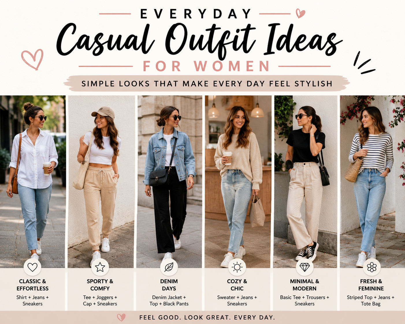 everyday casual outfit ideas women