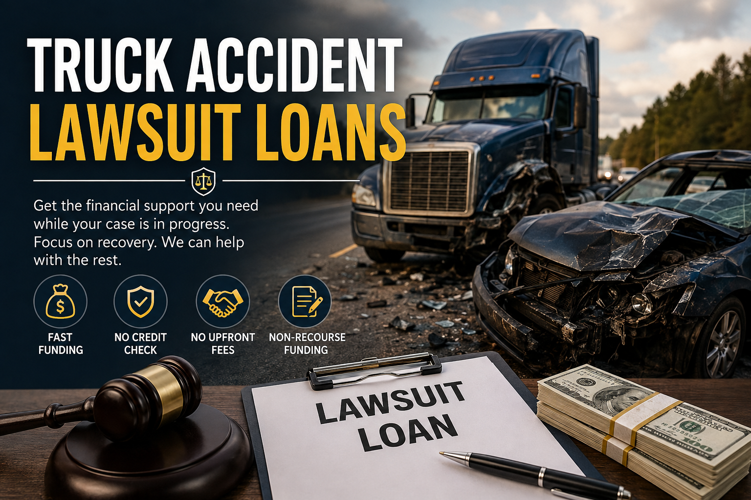 Truck Accident Lawsuit Loans: A Practical Guide to Funding Your Case Without Financial Pressure