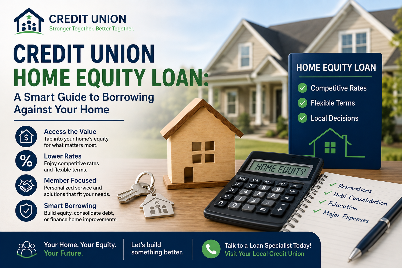 
credit union home equity loan​